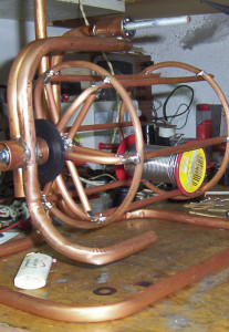Máquina de rotocasting casera